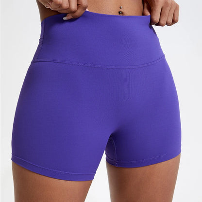 Women's High-Waist Slim Fit Gym Workout Shorts