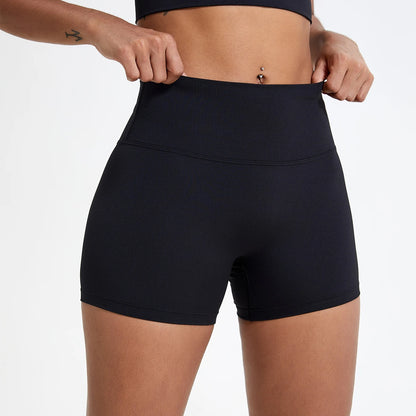 Women's High-Waist Slim Fit Gym Workout Shorts