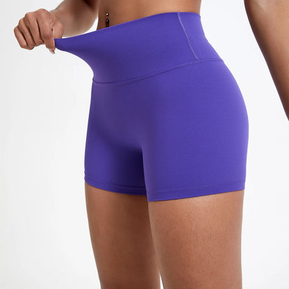 Women's High-Waist Slim Fit Gym Workout Shorts