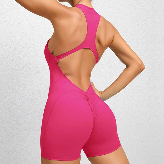 Women's Sleeveless Gym Jumpsuit