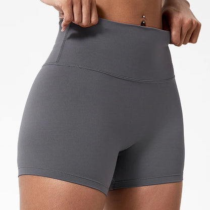 Women's High-Waist Slim Fit Gym Workout Shorts